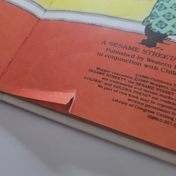 Sesame Street If I Lived Alone Book Vintage 1980s Muppets Jim Henson Family - Picture 4 of 12
